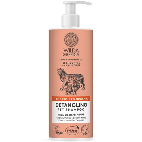 Natura Siberica Wilda Organic Detangling Pet Shampoo Οργανικό Σαμπουάν Κατοικιδίων για Ευκολοχτένιστα Μακριά & Μεσαία Τριχώματα 400ml